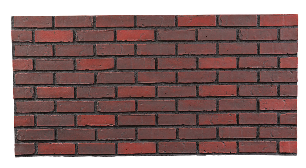Historic Brick - Dark Red - Dark Grout